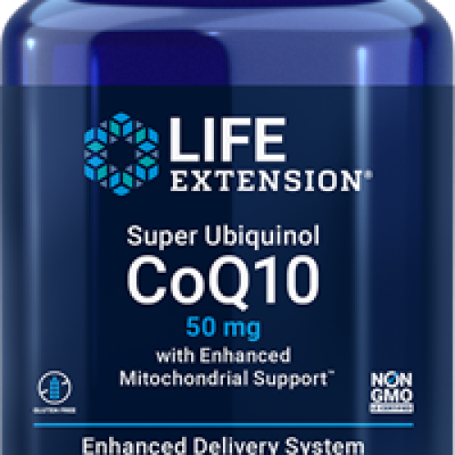 Life Extension Super Ubiquinol CoQ10 with Enhanced Mitochondrial Support, 50 mg, 30 softgels