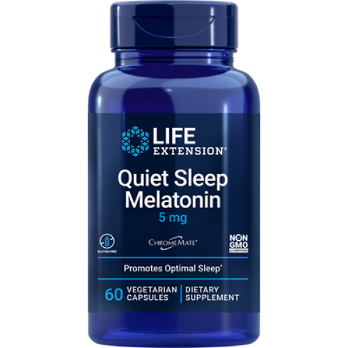 Life Extension Quiet Sleep Melatonin, 5 mg, 60 vegetarian capsules