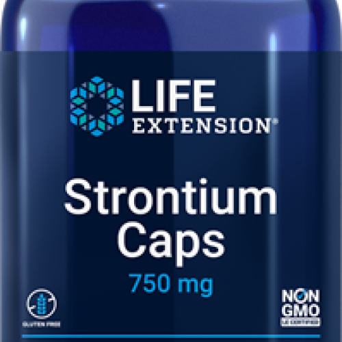 Life Extension Strontium Caps, 750 mg, 90 vegetarian capsules