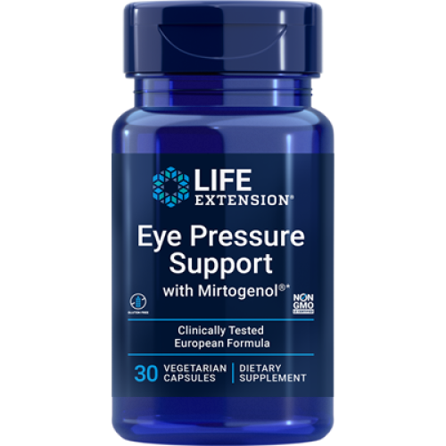 Life Extension Eye Pressure Support with Mirtogenol, 30 vegetarian capsules