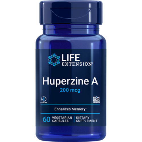 Life Extension Huperzine A, 200 mcg, 60 vegetarian capsules