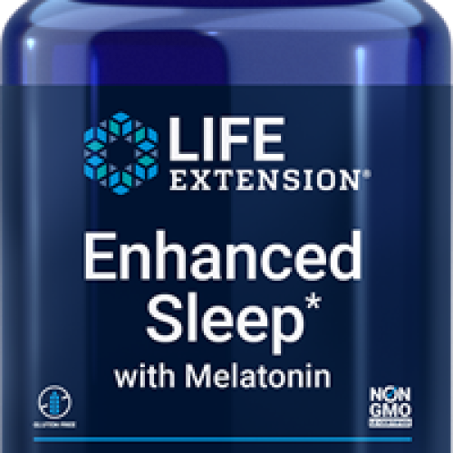 Life Extension Enhanced Sleep with Melatonin, 30 vegetarian capsules