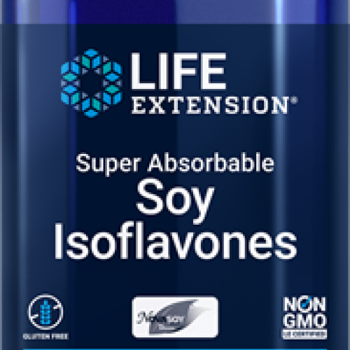 Life Extension Super Absorbable Soy Isoflavones, 60 vegetarian capsules