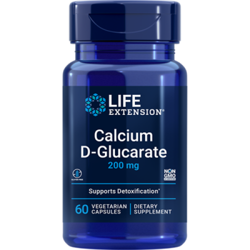 Life Extension Calcium D-Glucarate, 200 mg, 60 vegetarian capsules