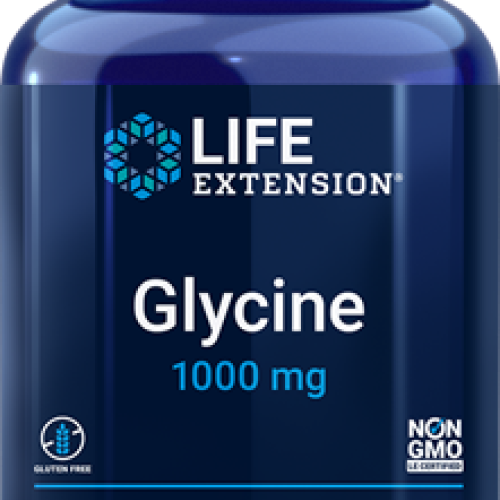 Life Extension Glycine, 1000 mg, 100 vegetarian capsules