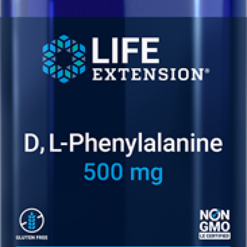 Life Extension D, L-Phenylalanine Capsules, 500 mg, 100 vegetarian capsules