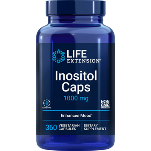 Life Extension Inositol Caps, 1000 mg, 360 vegetarian capsules