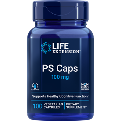 Life Extension PS Caps, 100 mg, 100 vegetarian capsules