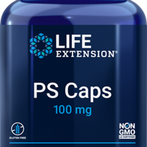 Life Extension PS Caps, 100 mg, 100 vegetarian capsules