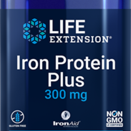 Life Extension Iron Protein Plus, 300 mg, 100 vegetarian capsules