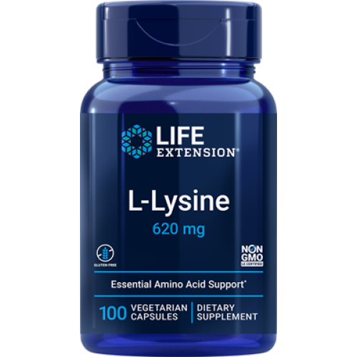 Life Extension L-Lysine, 620 mg, 100 vegetarian capsules