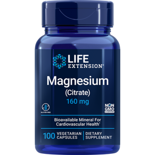 Life Extension Magnesium Citrate, 100 mg, 100 vegetarian capsules
