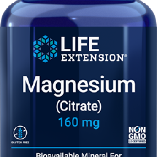 Life Extension Magnesium Citrate, 100 mg, 100 vegetarian capsules