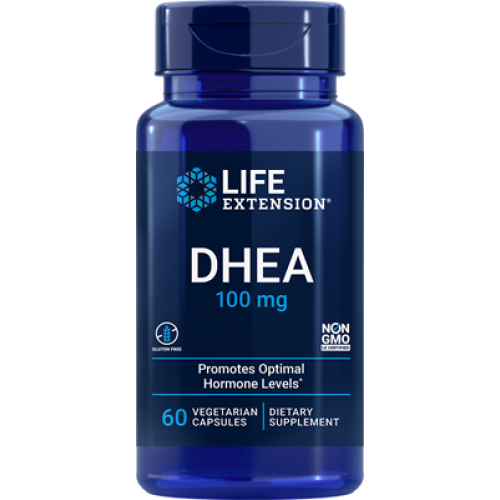 Life Extension DHEA, 100 mg, 60 vegetarian capsules