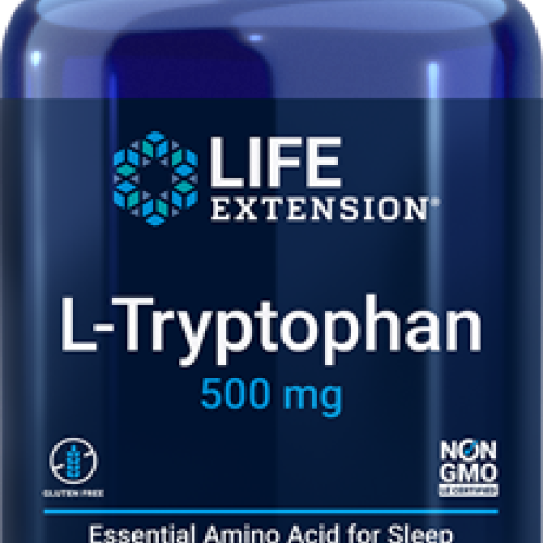 Life Extension L-Tryptophan, 500 mg, 90 vegetarian capsules