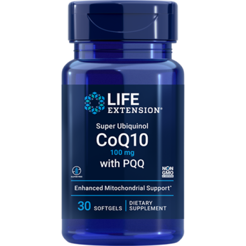 Life Extension Super Ubiquinol CoQ10 with PQQ, 100 mg, 30 softgels