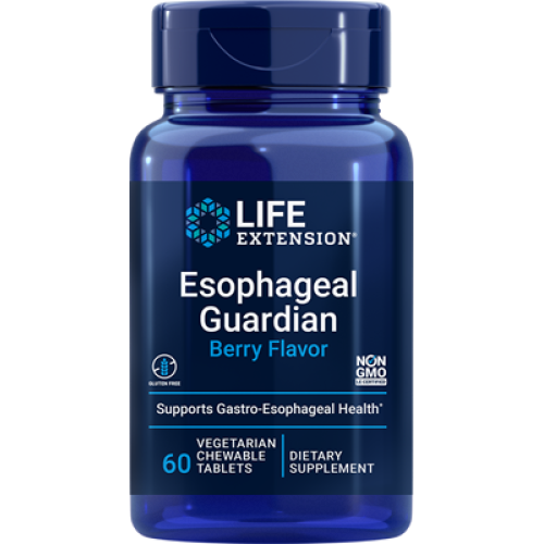 Life Extension Esophageal Guardian Berry, 60 vegetarian chewable tablets