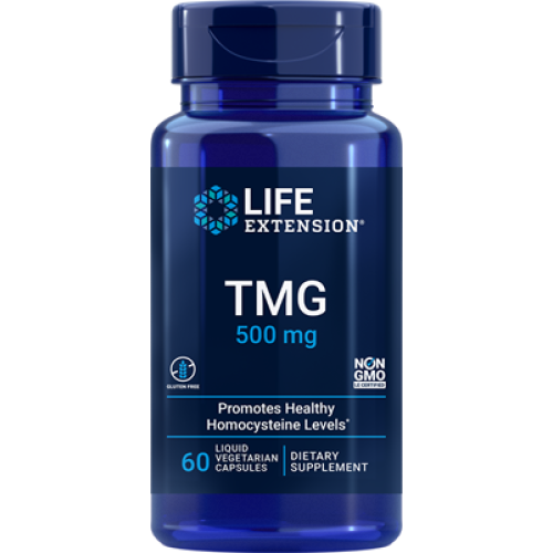 Life Extension TMG, 500 mg, 60 liquid vegetarian capsules