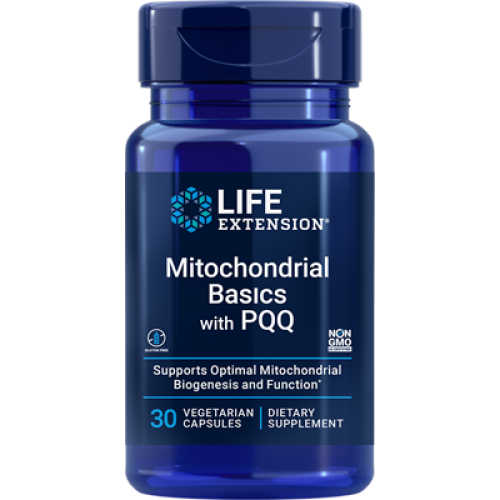 Life Extension Mitochondrial Basics with PQQ, 30 vegetarian capsules