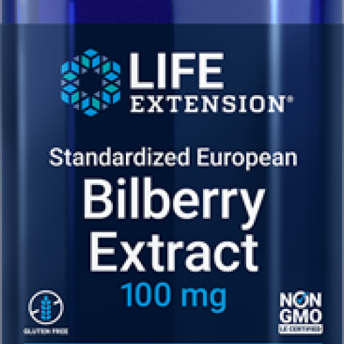 Life Extension Standardized European Bilberry Extract, 100 mg, 90 vegetarian capsules