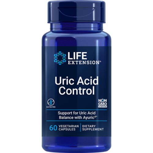 Life Extension Uric Acid Control, 60 vegetarian capsules
