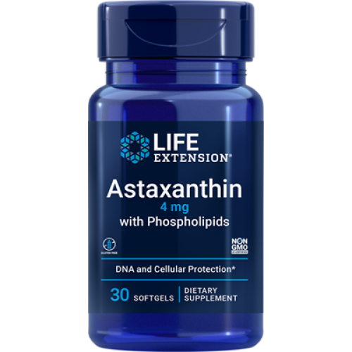 Life Extension Astaxanthin with Phospholipids, 4 mg, 30 softgels