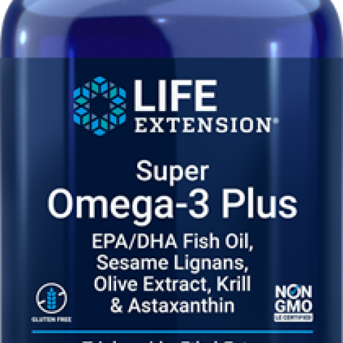 Life Extension Super Omega-3 Plus EPA/DHA Fish Oil, Sesame Lignans, Olive Extract, Krill & Astaxanthin, 120 softgels