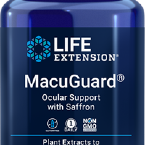 Life Extension MacuGuard Ocular Support with Saffron, 60 softgels