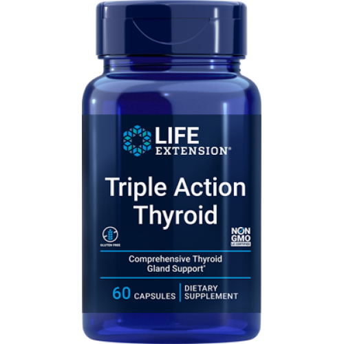 Life Extension Triple Action Thyroid, 60 capsules