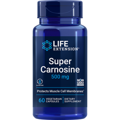 Life Extension Super Carnosine, 500 mg, 60 vegetarian capsules