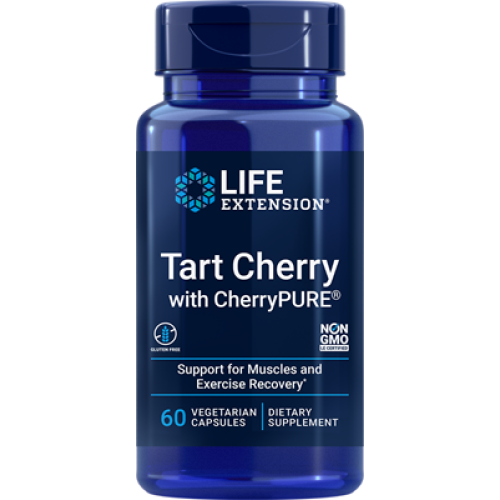 Life Extension Tart Cherry with CherryPURE, 60 vegetarian capsules