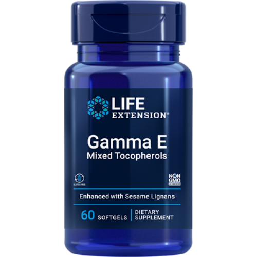 Life Extension Gamma E Mixed Tocopherols, 60 softgels