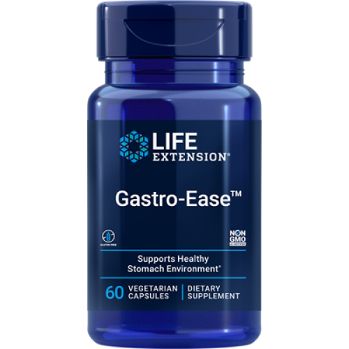 Life Extension Gastro-Ease, 60 vegetarian capsules
