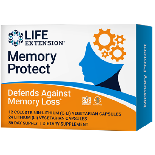 Life Extension Memory Protect, 12 Colostrinin-Lithium C-Li Capsules | 24 Lithium Li Capsules