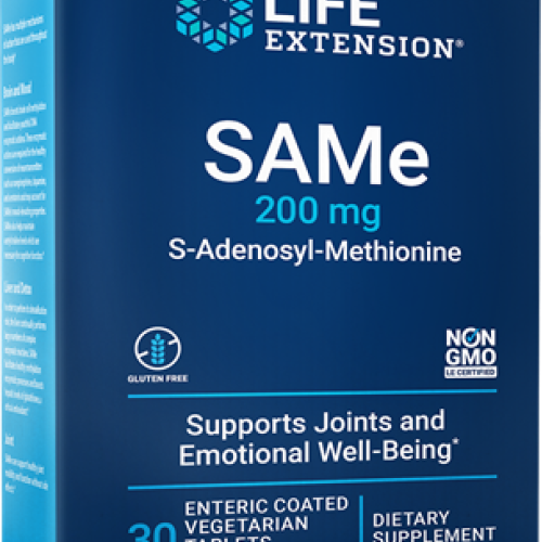 Life Extension SAMe, 200 mg, 30 enteric-coated vegetarian tablet