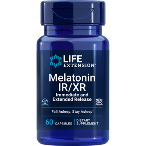 Life Extension Melatonin IR/XR, 60 capsules
