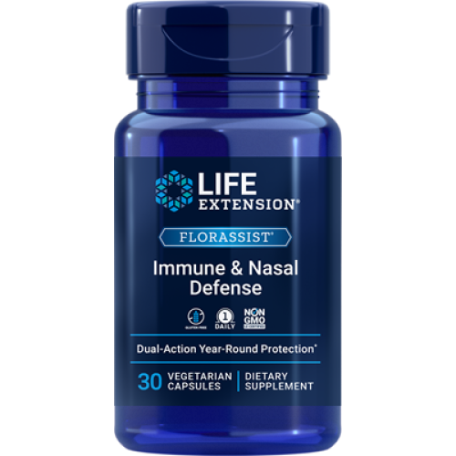 Life Extension FLORASSIST Immune & Nasal Defense, 30 vegetarian capsules