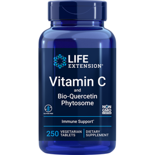 Life Extension Vitamin C and Bio-Quercetin Phytosome, 250 vegetarian tablets
