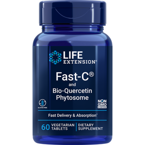 Life Extension Fast-C and Bio-Quercetin Phytosome, 60 vegetarian tablets