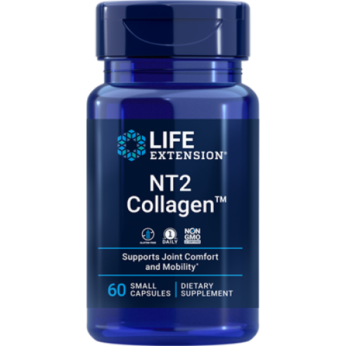 Life Extension NT2 Collagen, 40 mg, 60 small capsules