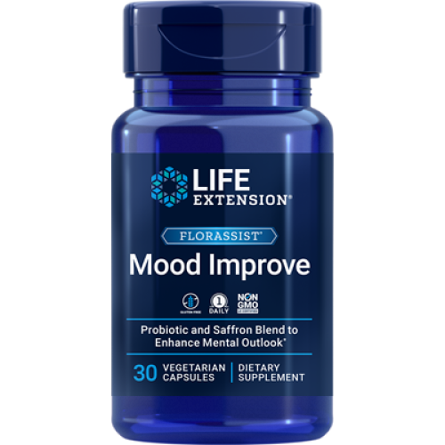 Life Extension FLORASSIST Mood Improve, 30 vegetarian capsules