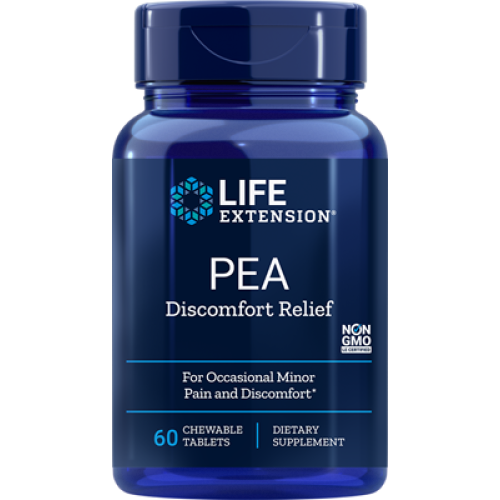 Life Extension PEA Discomfort Relief, 60 chewable tablets