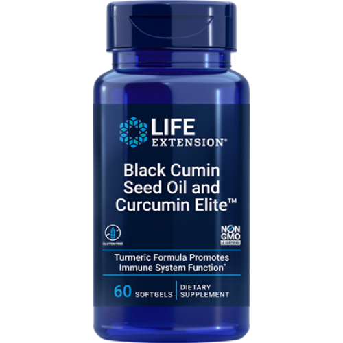 Life Extension Black Cumin Seed Oil and Curcumin Elite , 60 softgels