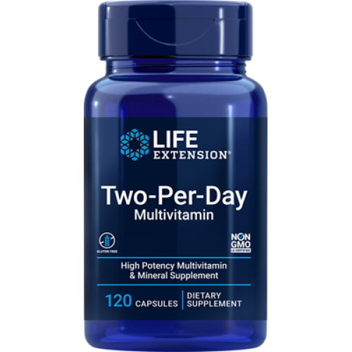 Life Extension Two-Per-Day Multivitamin, 120 capsules