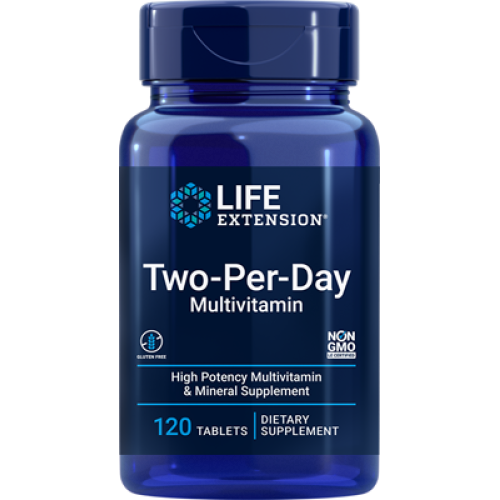 Life Extension Two-Per-Day Multivitamin, 120 tablets