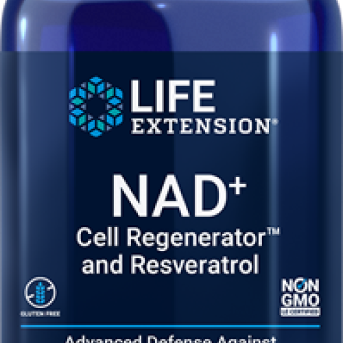 Life Extension NAD+ Cell Regenerator and Resveratrol, 300 mg, 30 vegetarian capsules