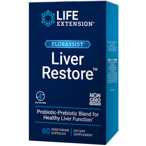Life Extension FLORASSIST Liver Restore, 60 vegetarian capsules