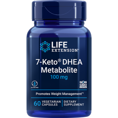 Life Extension 7-Keto DHEA Metabolite, 100 mg, 60 vegetarian capsules