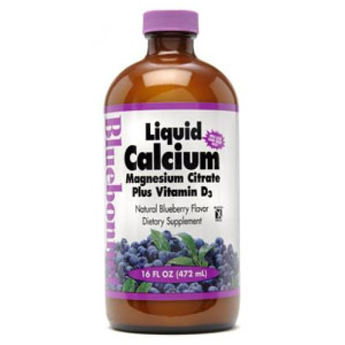 Life Extension Liquid Calcium Magnesium Citrate Plus Vitamin D3 blueberry, 16 fl oz