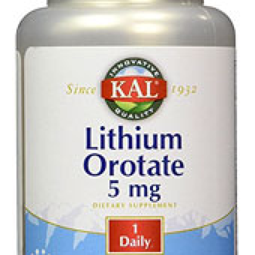 Life Extension Lithium Orotate, 5 mg, 60 capsules